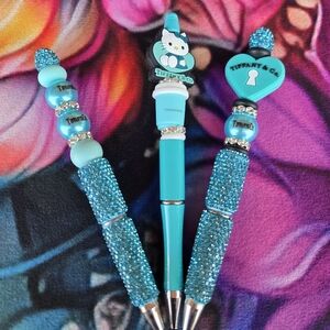 Tiffany & Company Theme . Tiffany Blue Themed. Decorative, Set of 3.